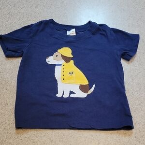 Carter's Blue Tshirt With Dog Accent SIZE 18 MONTHS